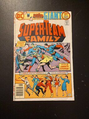 SUPERTEAM FAMILY # 6 COMPOSITE SUPERMAN   BATMAN  SHAZAM CAP MARVEL  MARY MARVEL